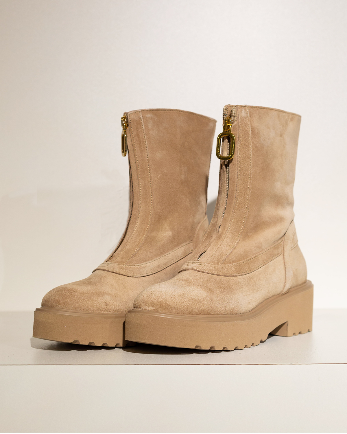 Via Vai BOOT RITS BEIGE BOBBI – Diaan