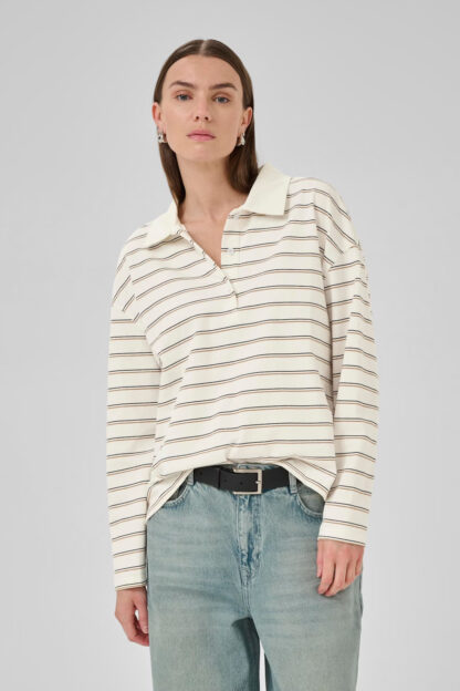 My Essential Wardrobe ANNA POLO BLOUSE - Afbeelding 2
